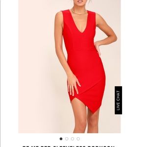 Sexy red dress be me dress